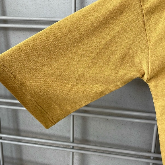 LLR Mustard Crepe Jersey Irma Tunic Top-0324 - Picture 4 of 11